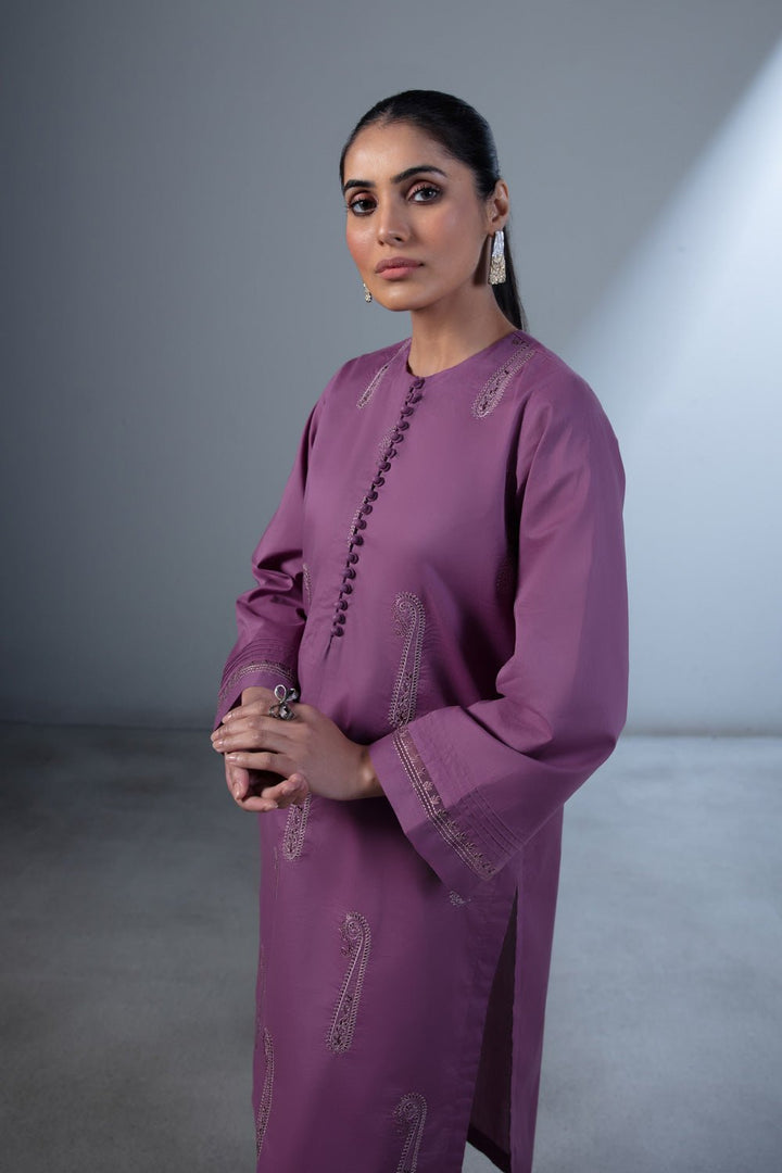 Sapphire- Embroidered Lawn Shirt