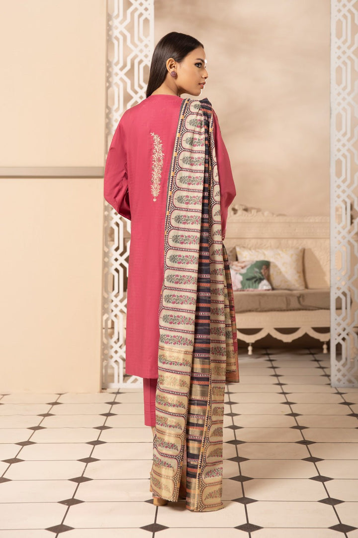 Sapphire- Embroidered Cotton Suit