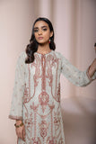 Sapphire Embroidered Raw Silk Suit