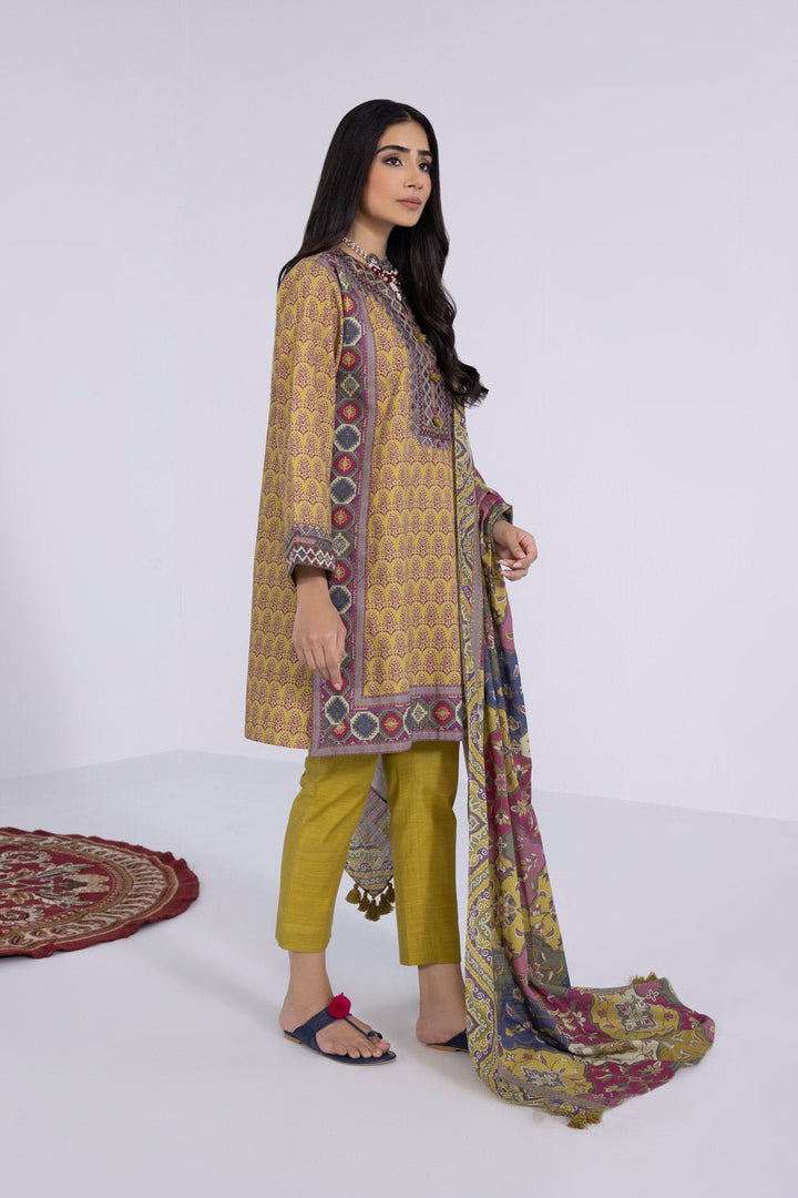 Sapphire- 2 Piece - Embroidered Khaddar Suit