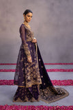 Sapphire- 3 Piece - Embroidered Organza Suit