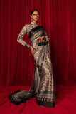 Sapphire- Printed Satin Saree