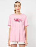 KOTON Women Clothing- Women T Shirt Ss Rose 1q0