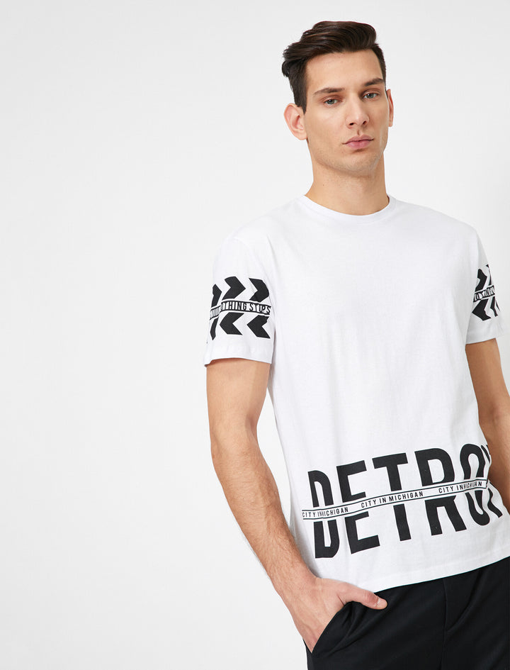 KOTON - MEN TSHIRT SS WHITE