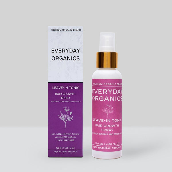 Everyday Organics- Leave-In Tonic Hair Growth Spray (with Onion Extract and Essential Oils)