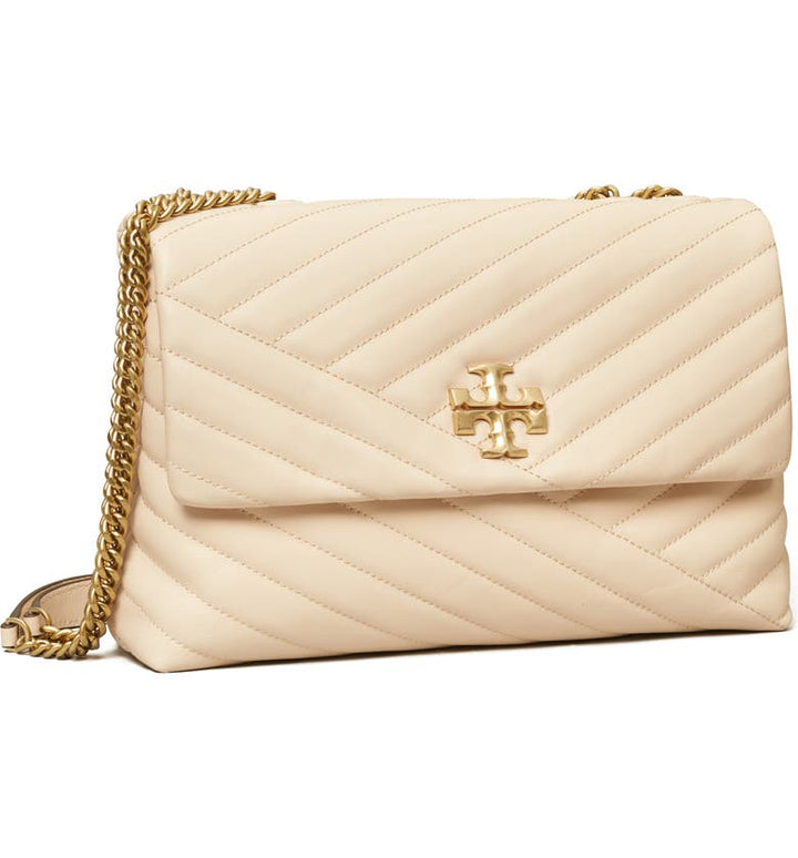 Tory Burch-Kira Chevron convertible New Ivory