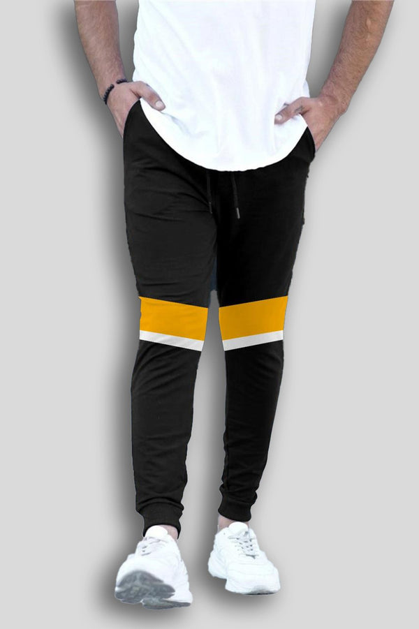 YELLOW STRIPES TROUSER FOR MEN