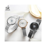 Shengke- K0143 Designer Women Quartz Watch Minimal Dial Waterproof Luxury Ladies Watches Online Classic