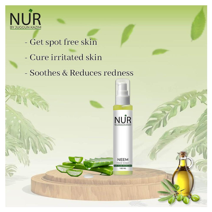 Nur By Juggan Kazim- Neem Face Wash, 100Ml