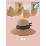 Shein- Bow Knot Decor Straw Hat
