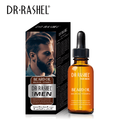 Dr Rashel- Beard Oil With Argan Oil +Vitamin E, 50ml