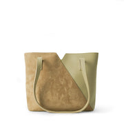 Astore- criss cross suede beige