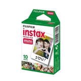FujiFilm- Instax Mini Instant Film 10 Sheets Pack For Instax Mini 7, 7s, 8, 25, 50 Multicolour White