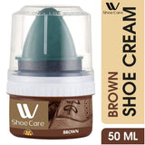 WBM Shoe Care- Shoe Polish Cream Brown, 50ml