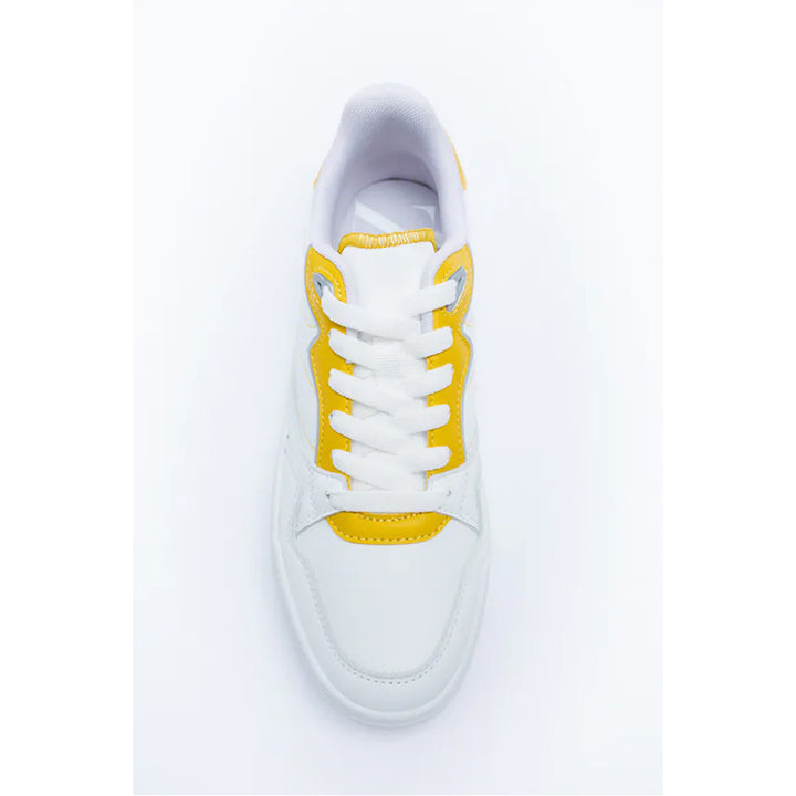 Zara- Contrast Coloured Trainers- Mustard Yellow