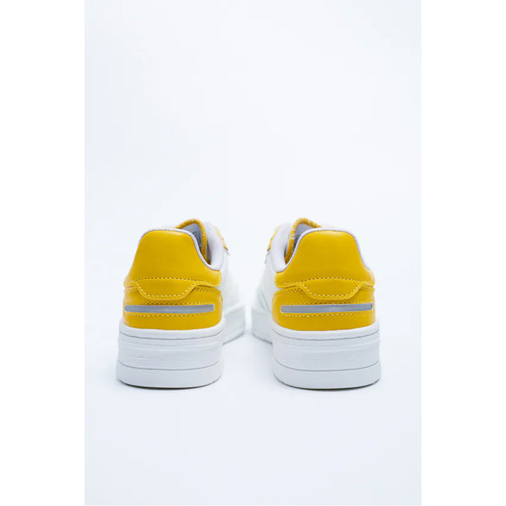 Zara- Contrast Coloured Trainers- Mustard Yellow