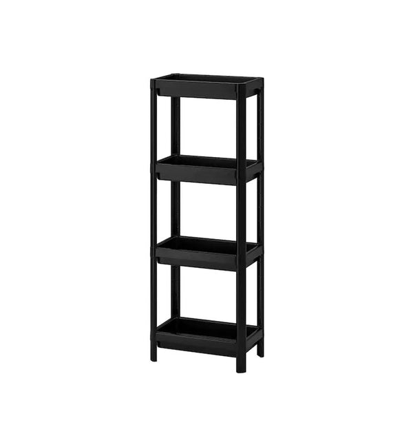 Ikea- Vesken Shelf Unit- Black, 36x23x100 Cm by IKEA priced at #price# | Bagallery Deals