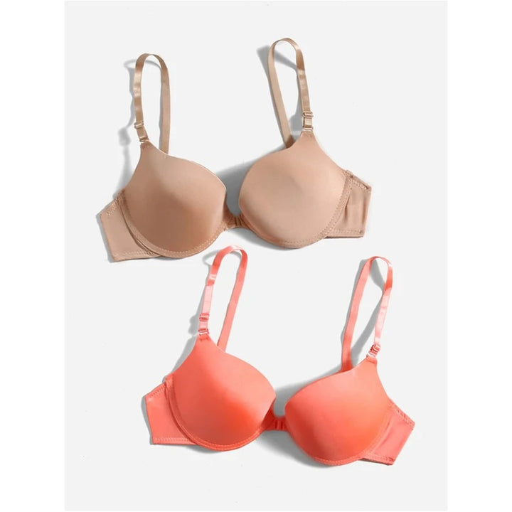 Shein- 2pack Plain Underwire Bra