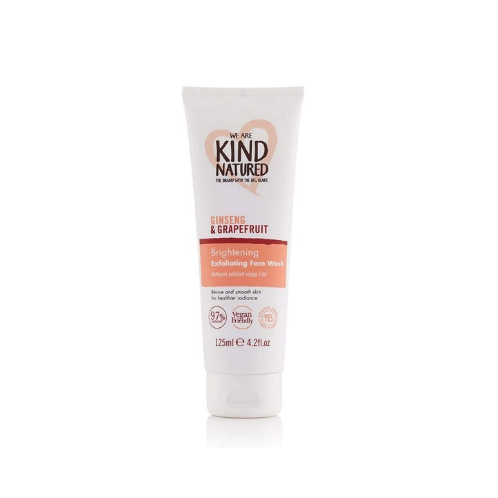 Kind Natured- Ginseng & Grapefruit Brightening Exfoliating Face Wash, 125ml