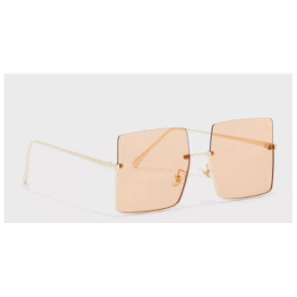 Ginger- Square Half Frame Sunglasses