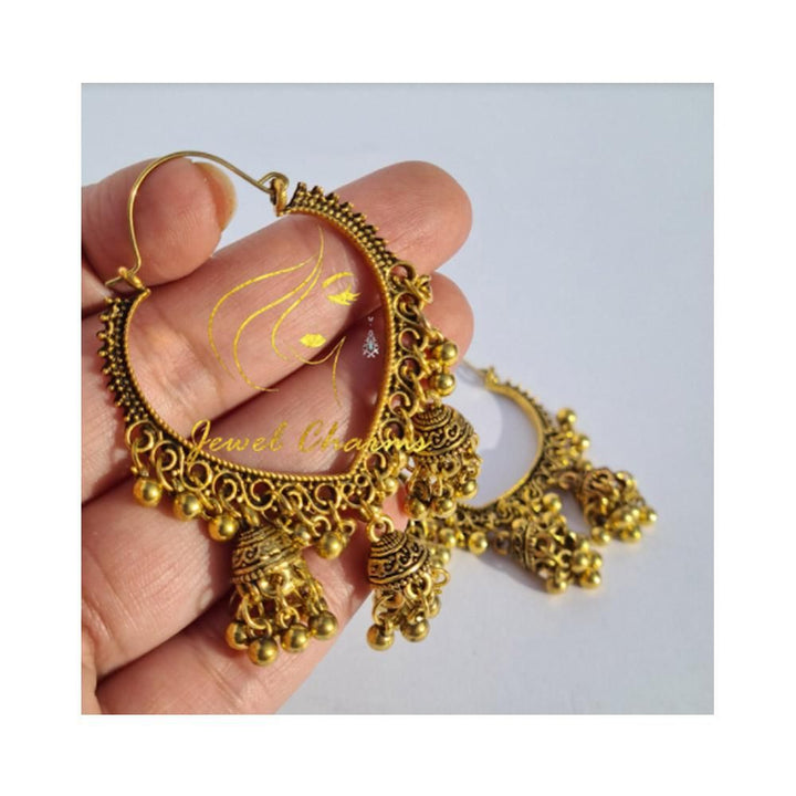 Jewel charms- Tri Hanging Golden Antique Baali