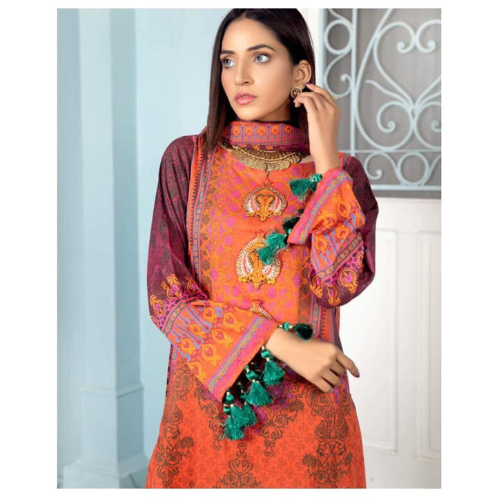 Susan – 3 Piece Embroidered Unstitched Lawn