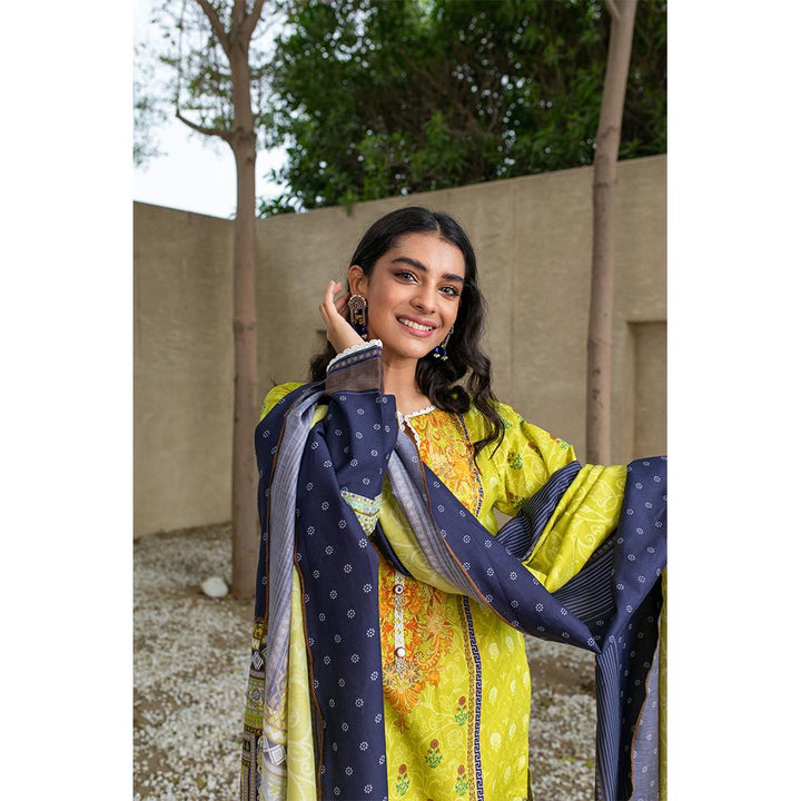 Zellbury- Digital Printed Cambric Shirt, Cambric Dupatta & Cambric Trouser WUW21X30137