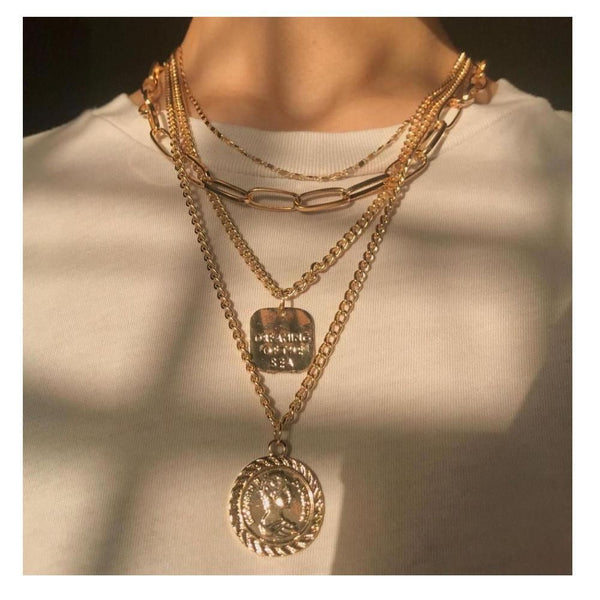 Jewels By Noor- Rianna gold necklace