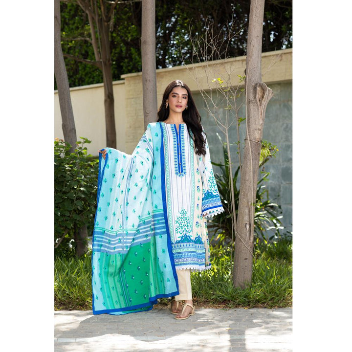 Zellbury- Digital Printed Khaddar Shirt, Khaddar Dupatta & Khaddar Trouser WUW21X30108