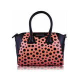 Silk Avenue- LS0075 - Pink Polka Dot Satchel Handbag