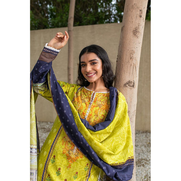 Zellbury- Digital Printed Cambric Shirt, Cambric Dupatta & Cambric Trouser WUW21X30137