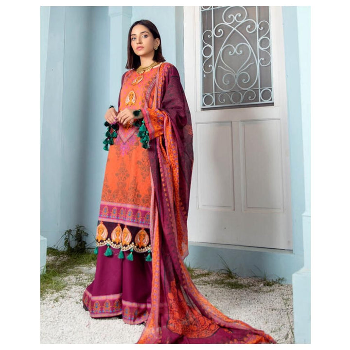 Susan – 3 Piece Embroidered Unstitched Lawn