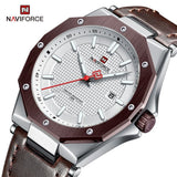 Naviforce - NF-9200-2 Stainless Steel Men's Watch - Brown