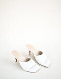Jack Jees- Striped Heels White