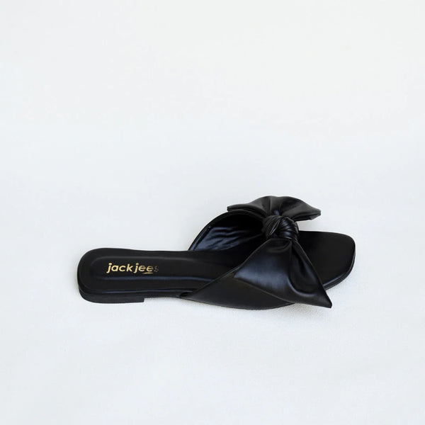 Jack Jees- Knot bow Flats Black – Bagallery