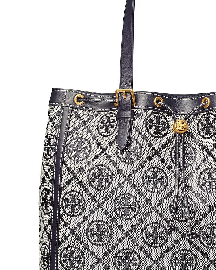 Tory Burch T monogram Large Jacquard Tote bag Tory Navy