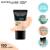 Maybelline New York Fit Me Liquid Foundation Matte & Poreless Tube 120 Classic Ivory 18 ml