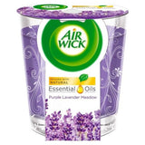 Airwick Perfumed Candle Essential Oil Purple Lavender 105Gm