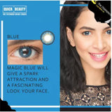 Quick Beauty- Color Contact Lenses Blue  1 Time Use