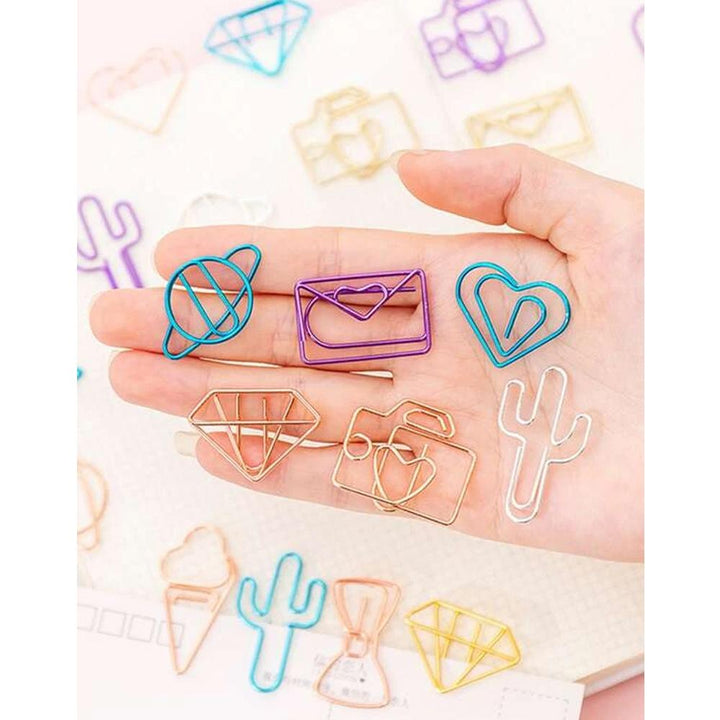 Shein- 10pcs Random Metal Paper Clip