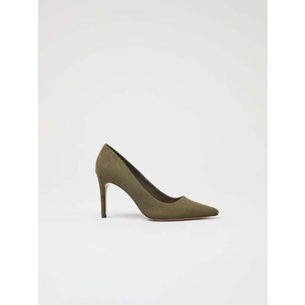 Lefties- BASIC HIGH-HEEL SHOES- Khaki