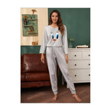 Wf Store- Tweety Printed Night Suit For Her - Grey