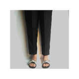 Zardi- Plain Trouser Pant - Cotton - Black - ZT116