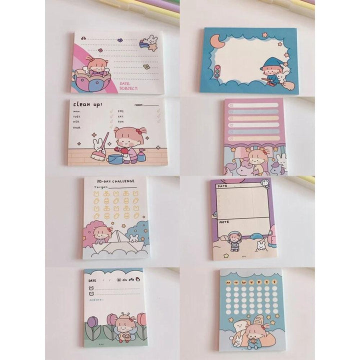 Shein- 1pc Cartoon Graphic Random Memo Pad