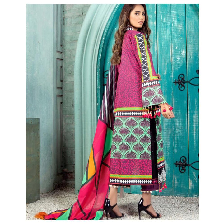 Veronica – 3 Piece Embroidered Unstitched Lawn