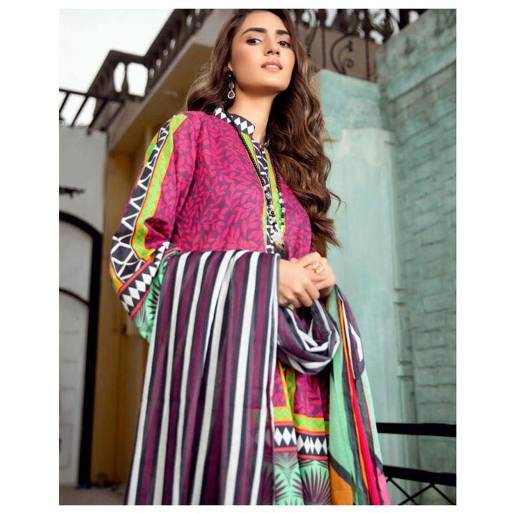 Veronica – 3 Piece Embroidered Unstitched Lawn