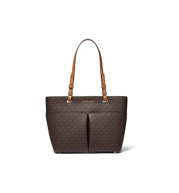 Michael Kors- Bedford Medium Logo Tote Bag- Brn/Acorn by Bagallery Deals priced at #price# | Bagallery Deals