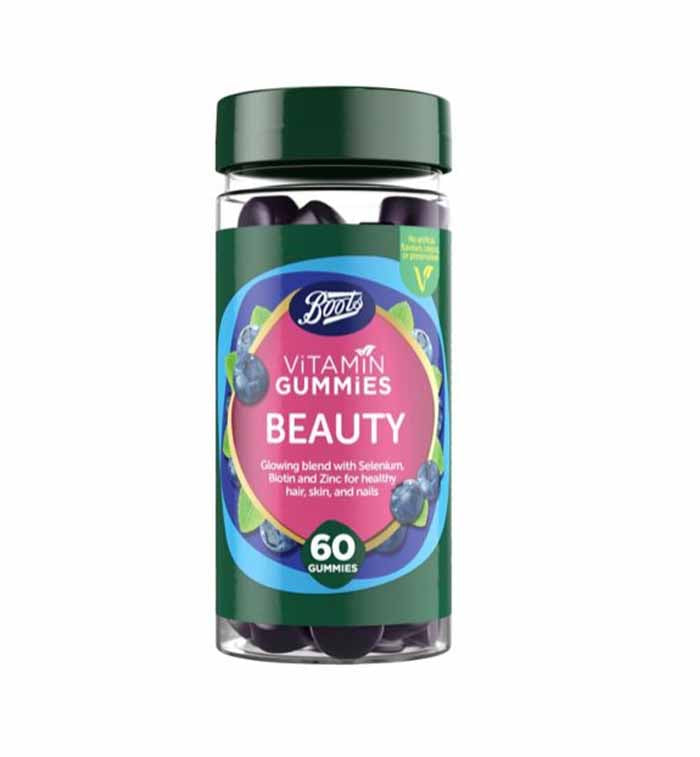 Boots Vitamin Gummies Beauty 60 Blueberry Gummies Bagallery Deals