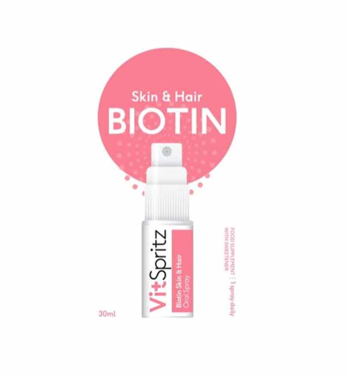 VitSpritz Skin & Hair Biotin Beauty Oral Vitamin Spray - 30ml