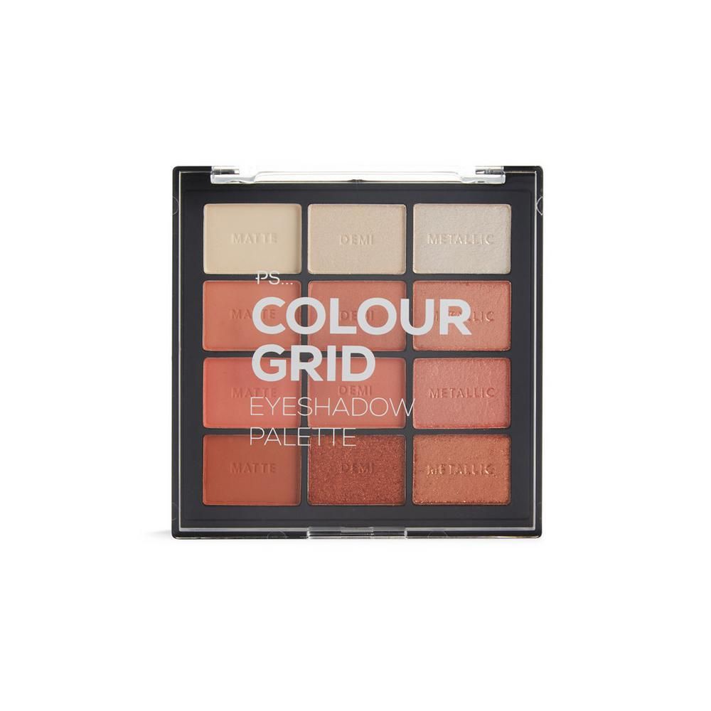 Primark- Color Grid Eyeshadow Palette in Orange Tones – Bagallery